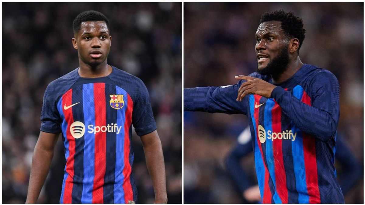 Ansu Fati continúa su mala racha: saca un gol de Kessie y sus compañeros se enfadan Ansu Fati continúa su mala racha: saca un gol de Kessie y sus compañeros se enfadan
