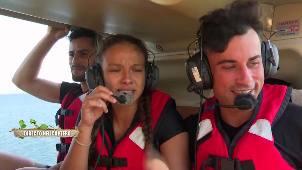Diego James Lover cumple su “sueño” saltando del helicóptero y Katerina Safarova “hiperventila” antes de lanzarse al mar