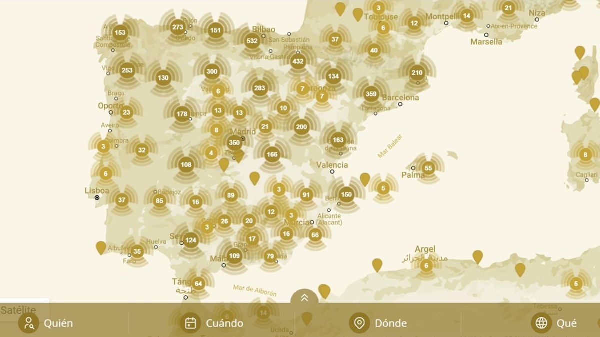 El 'Google Maps' para descubrir qué personaje histórico nació o murió en tu ciudad El 'Google Maps' para descubrir qué personaje histórico nació o murió en tu ciudad