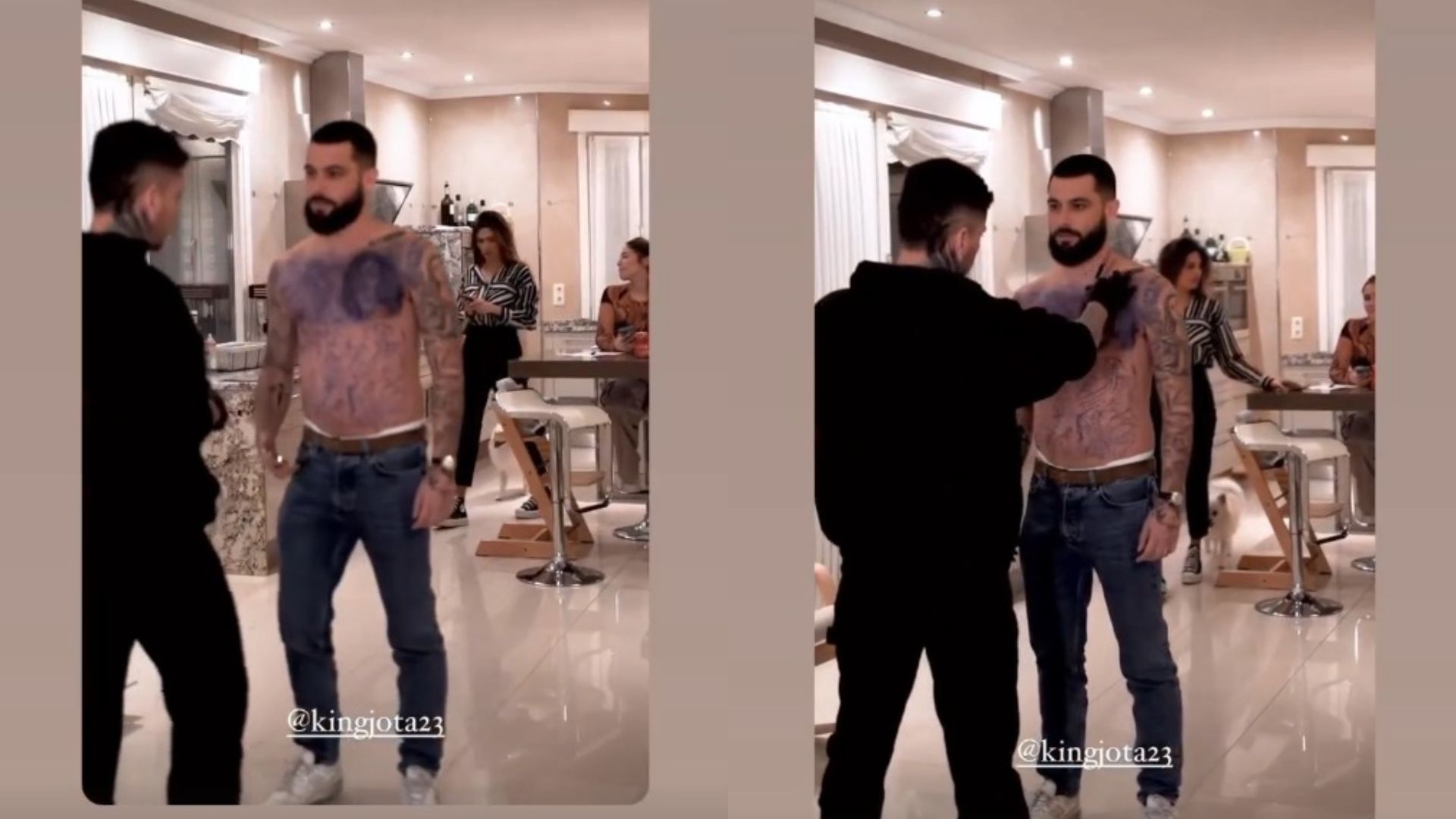 Jota Peleteiro borra el tatuaje que se hizo durante su relación con Jessica Bueno
