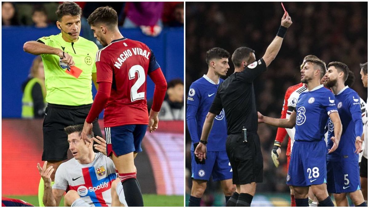 LaLiga, la competición con más expulsiones: supera a la Premier, Bundesliga y Serie A juntas LaLiga, la competición con más expulsiones: supera a la Premier, Bundesliga y Serie A juntas