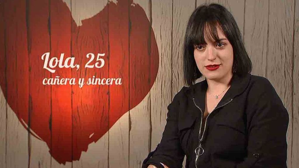 Lola durante su cita en 'First Dates'
