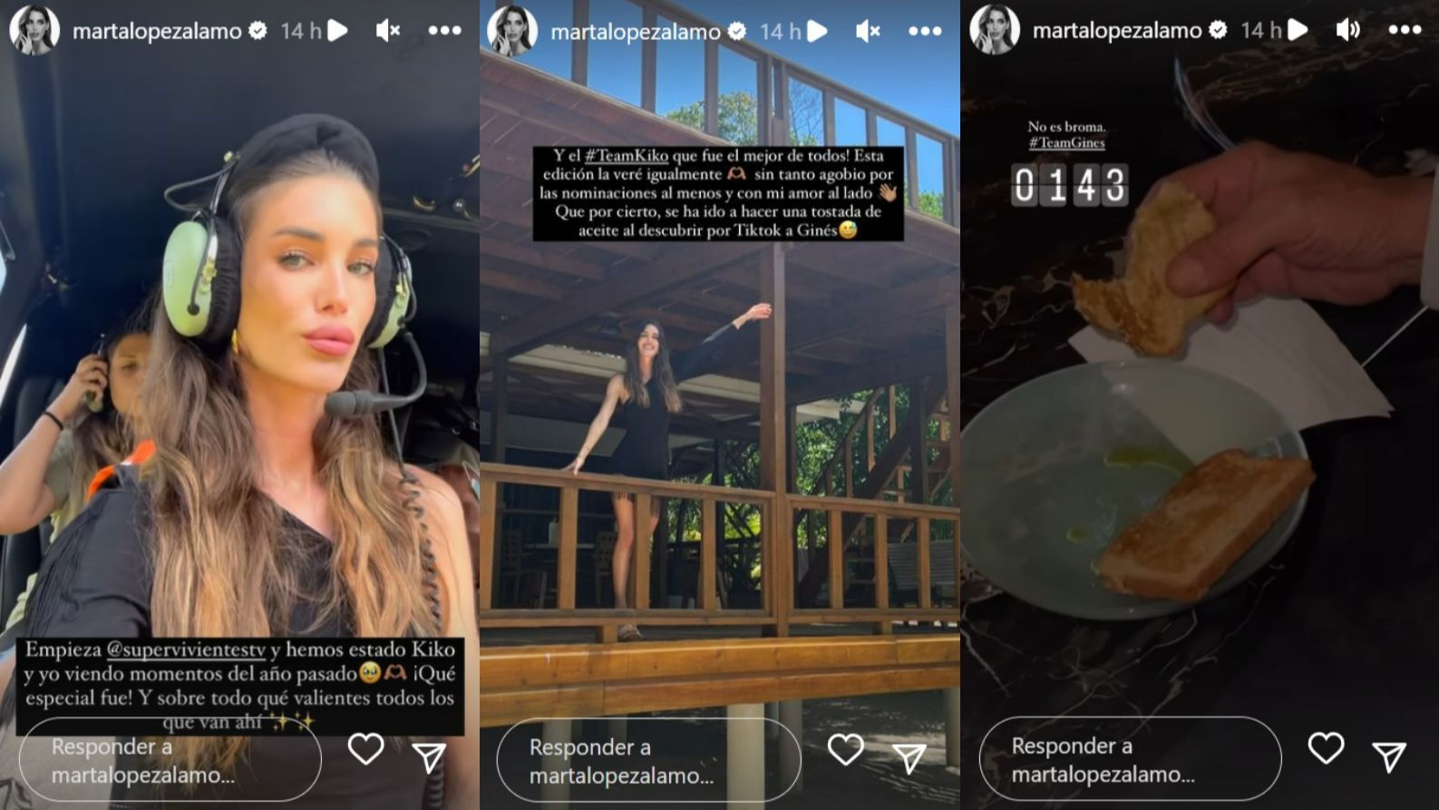 Marta López Álamo muestra la reacción de Kiko Matamoros al conocer a Ginés Corregüela