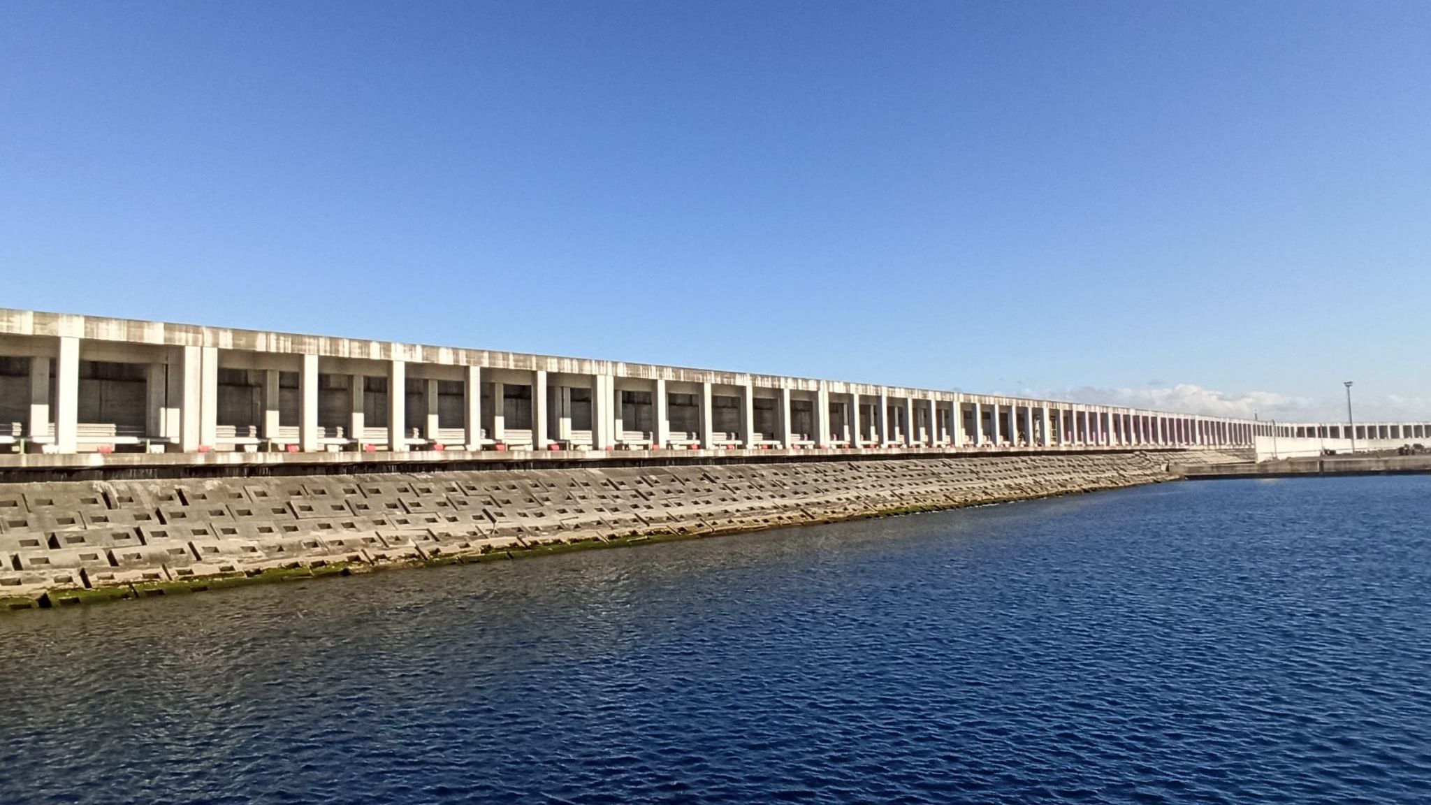 Parte de las instalaciones de la nueva terminal del Puerto Exterior