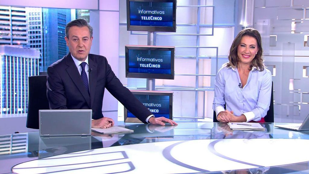 Con Ángeles Blanco y José Ribagorda Informativos Telecinco 2023 Mediodía 04/03/2023