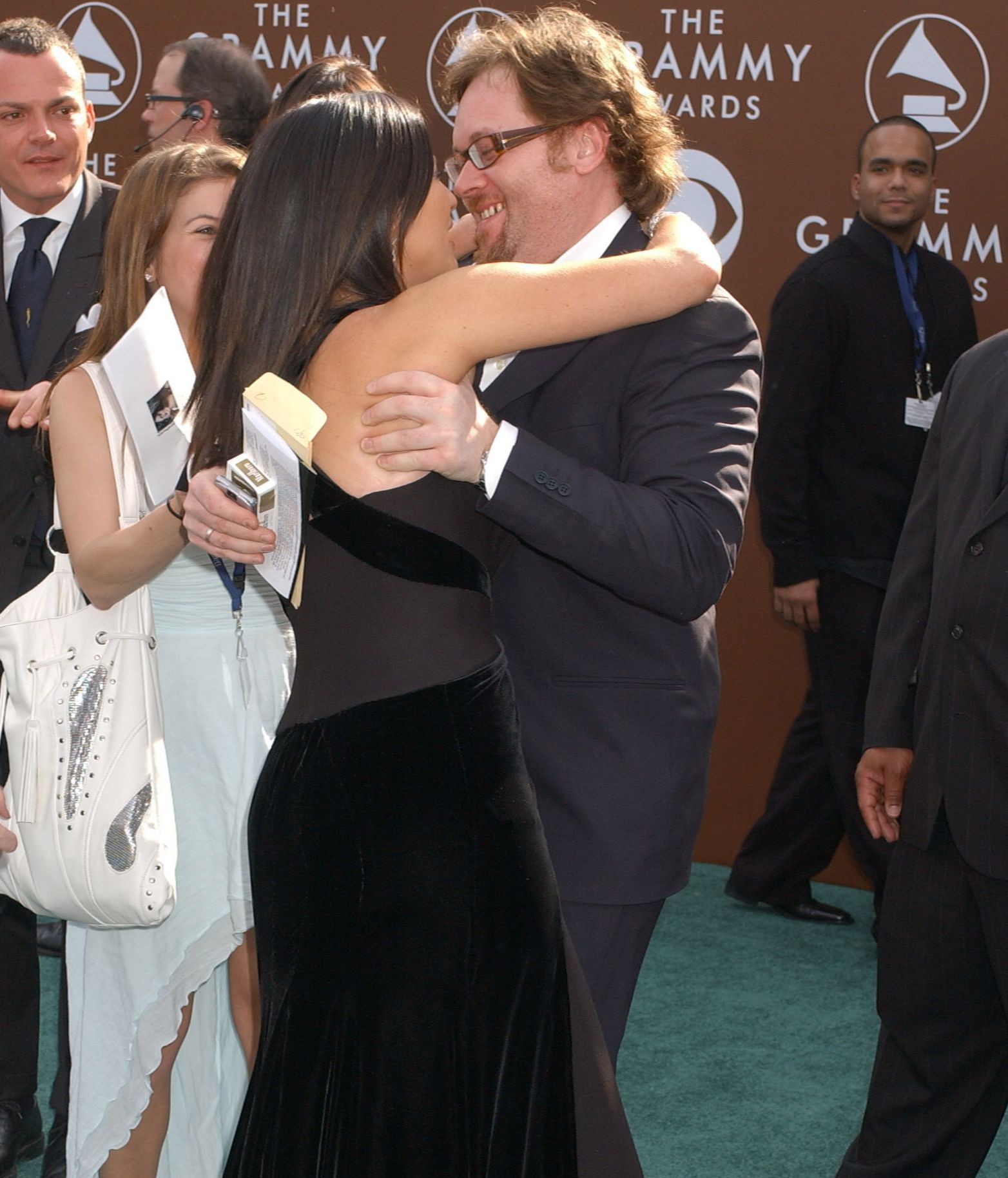 Pausini y Parisi en lo Grammy del 2006