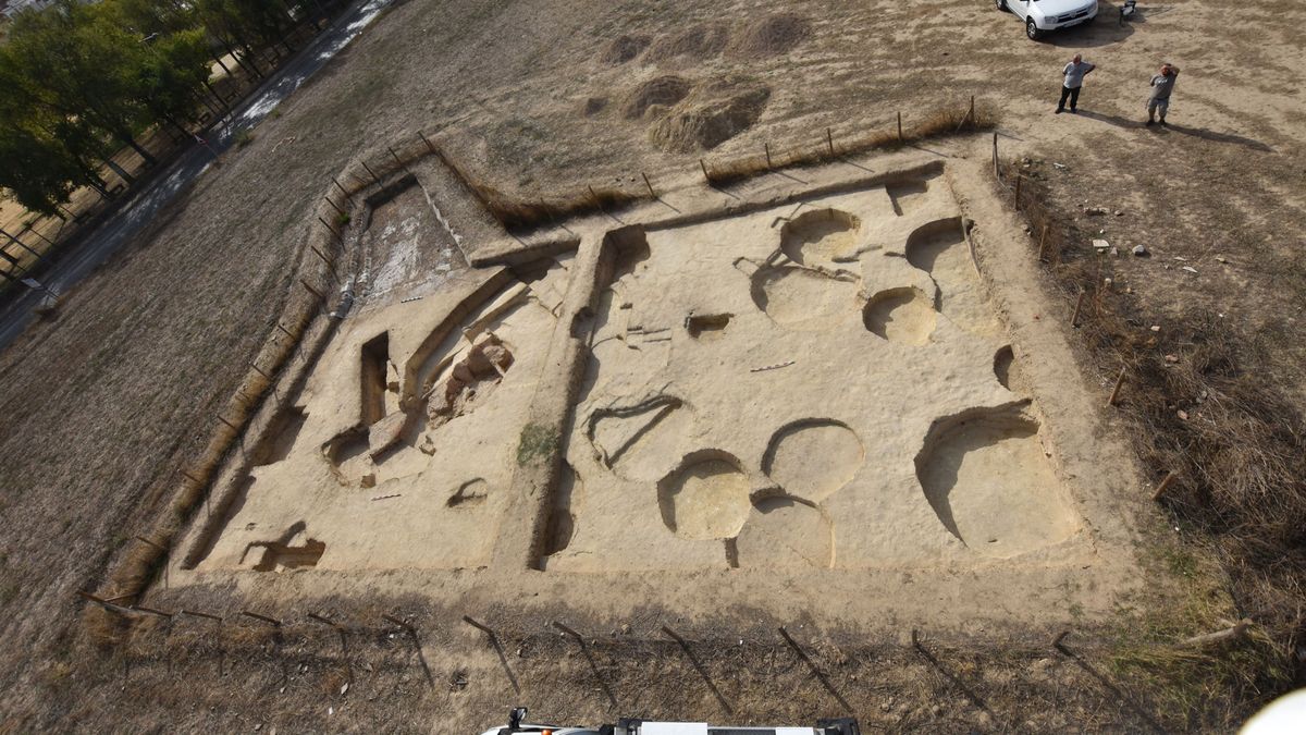 Excavación Valencina-Nord 2022: Vistas aéreas