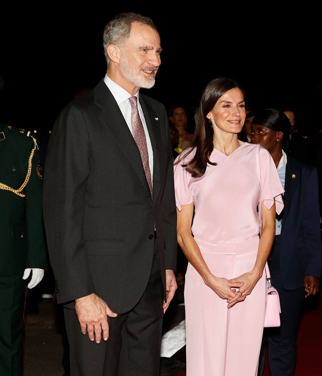 Hace unos días, con el boslo en tono pastel, en Angola. FUENTE: Cordonpress