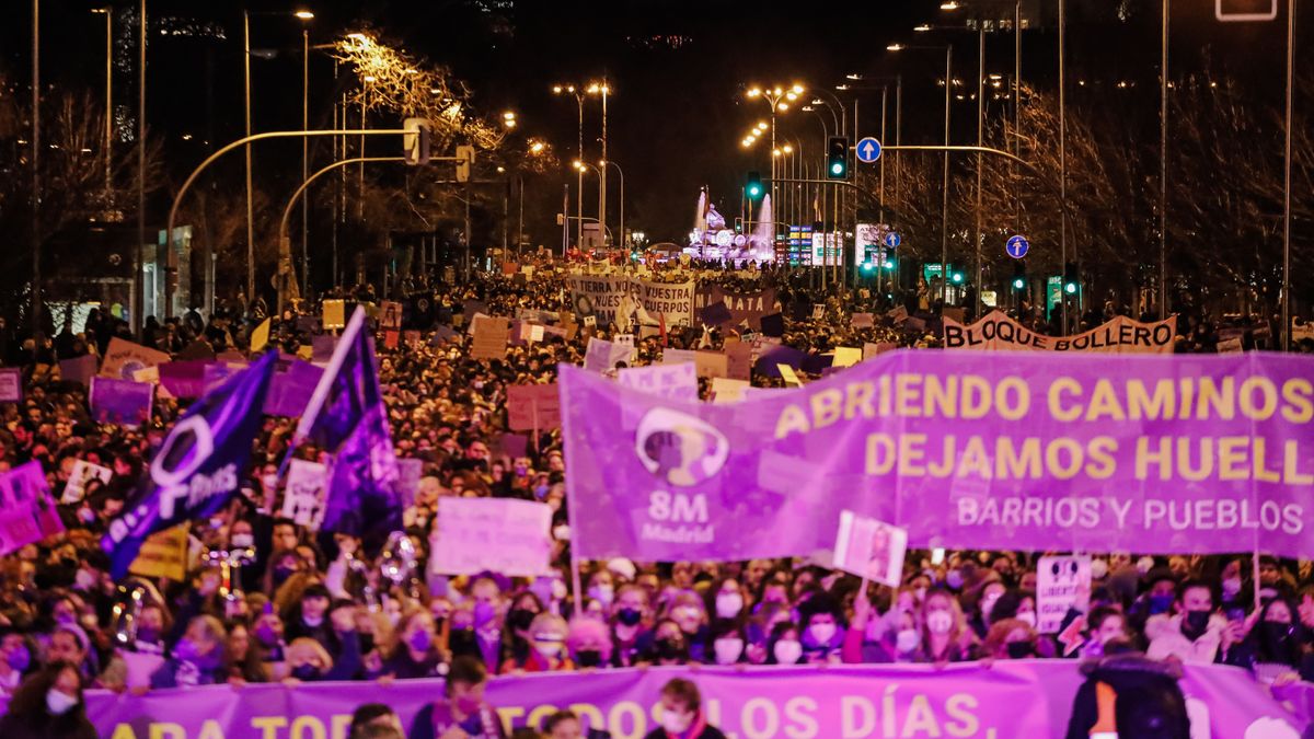 Manifestación del 8 de marzo de 2022 en Madrid