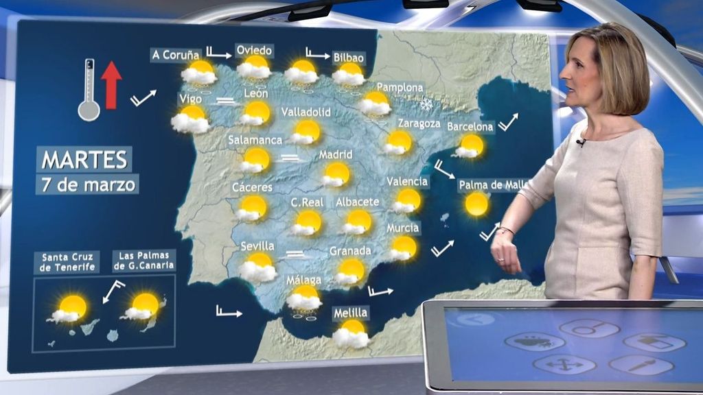 Tiempo martes: las fuertes lluvias y el viento pondrán en alerta a España