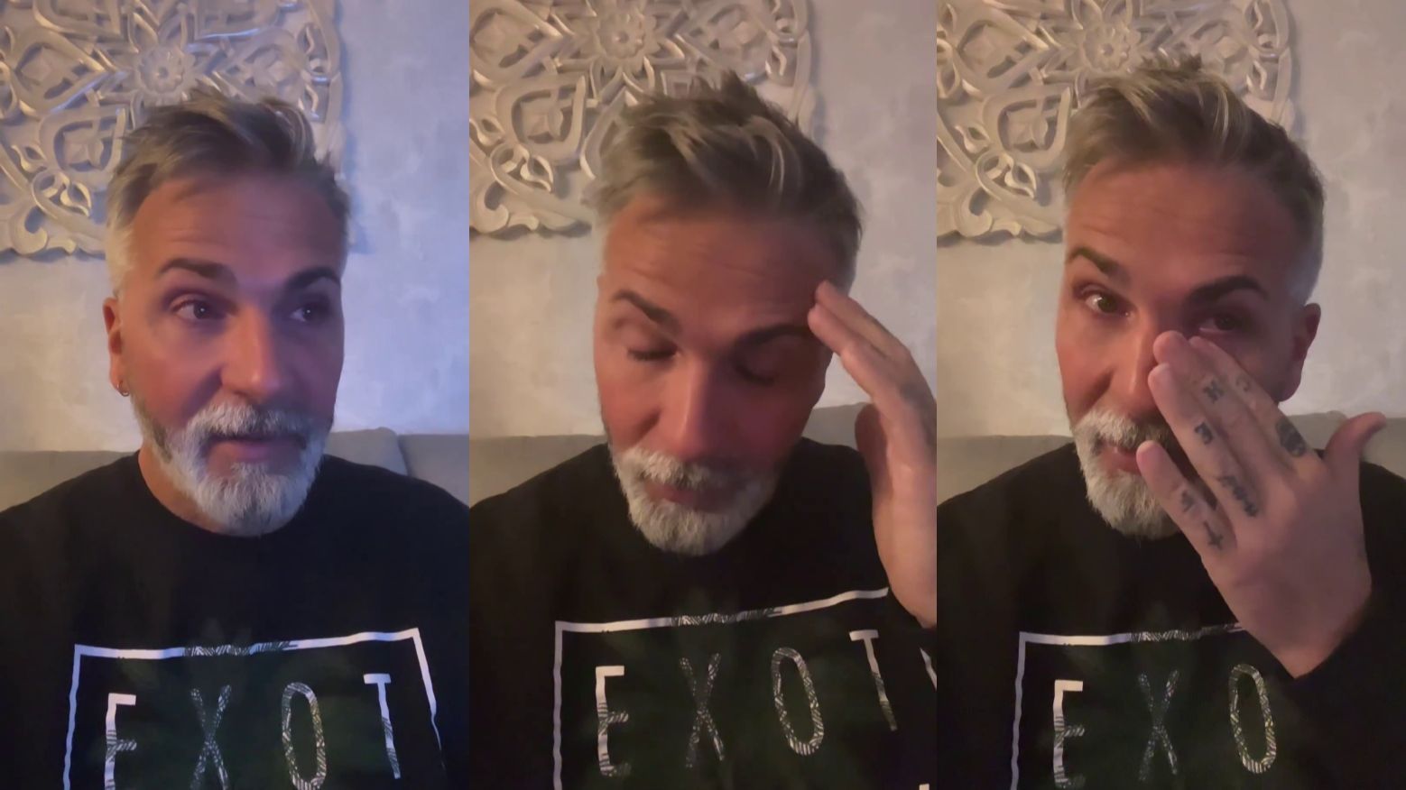 Carlos Alba rompe a llorar al anunciar que ha recibido una mala noticia