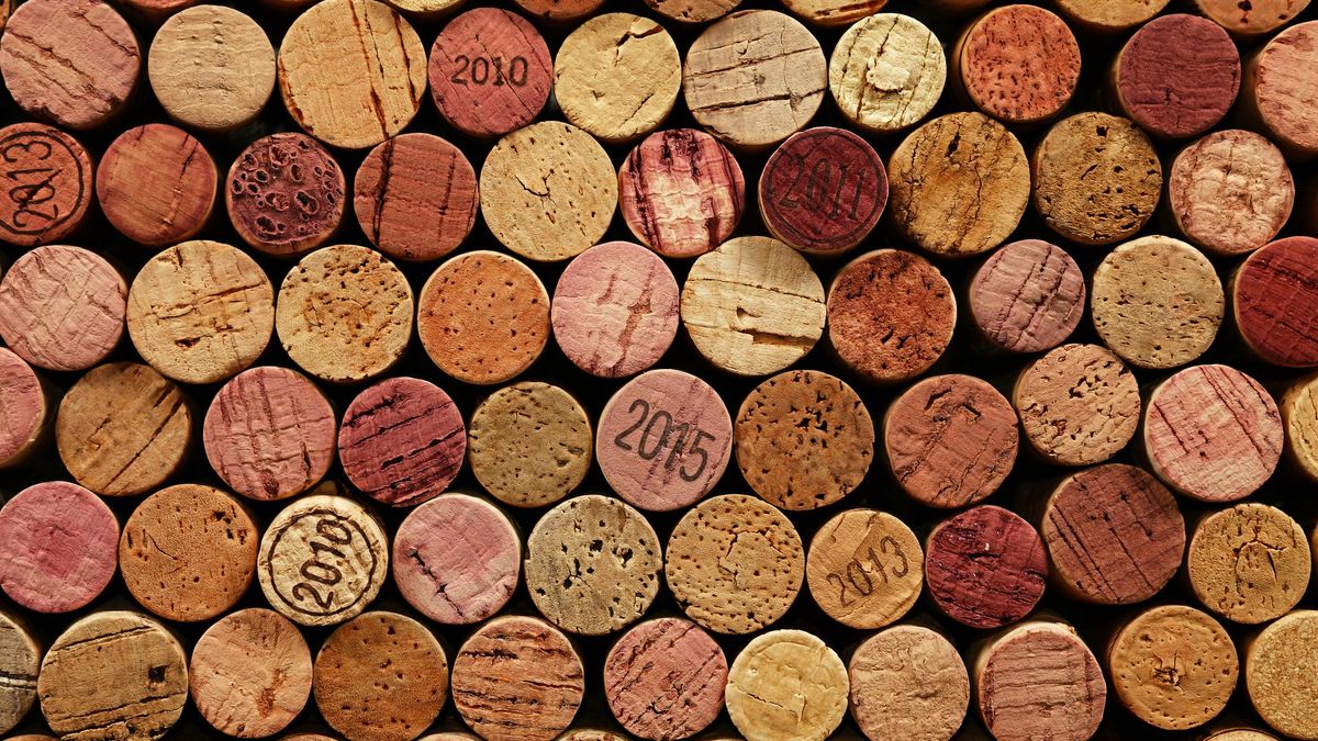Imagen de archivo corchos de vino
