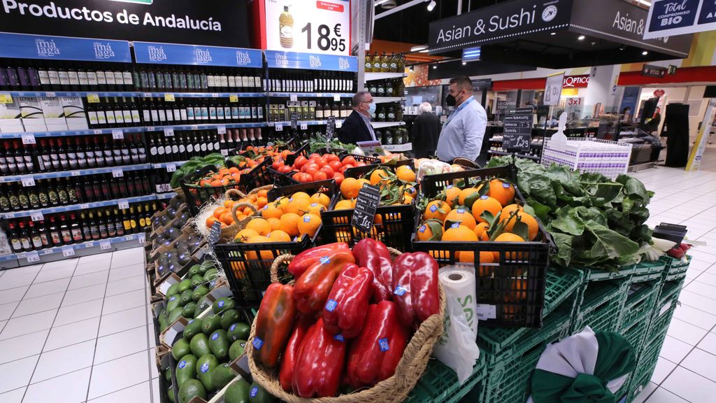 Interior de supermercado