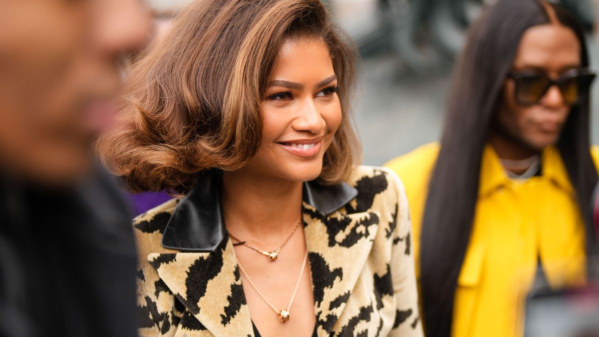 Zendaya, a su llegada al desfile de Louis Vuitton