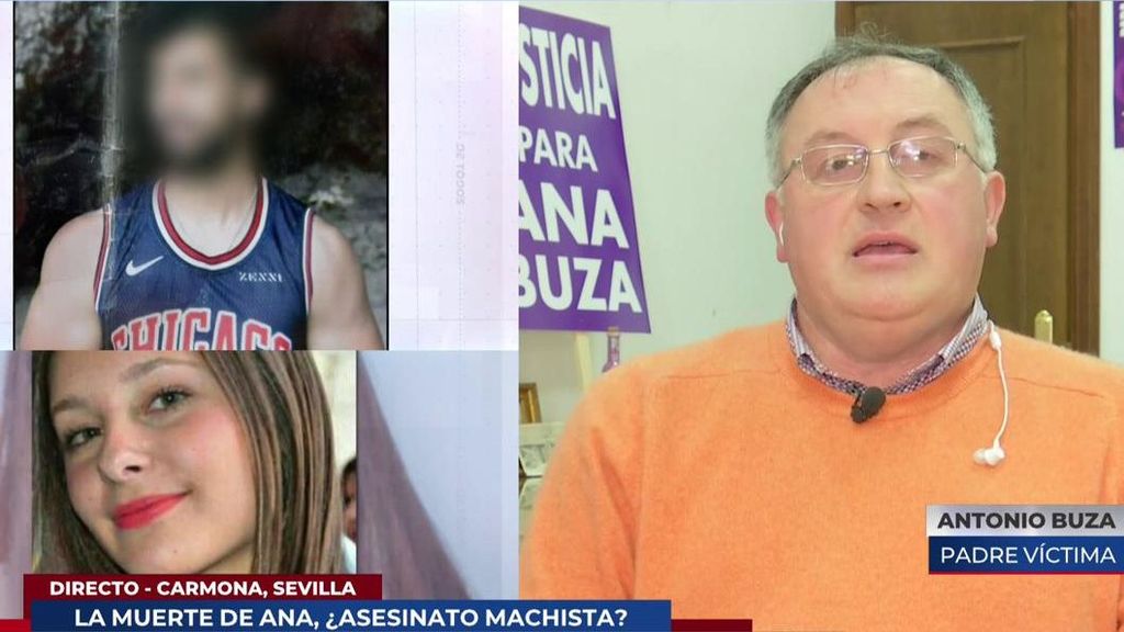 Antonio Buza, padre de la víctima Ana Buza