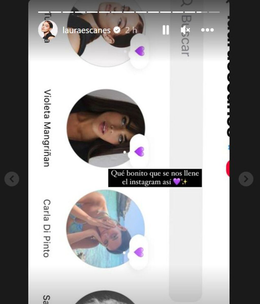 Los estados de varias influencers