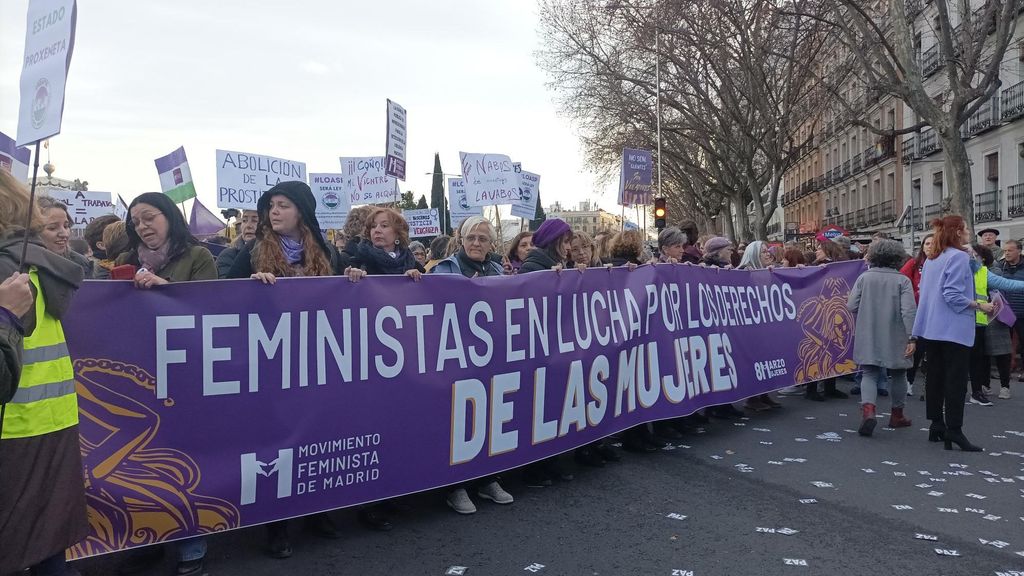 Decenas de miles de personas se han manifestado en toda España a favor de la igualdad