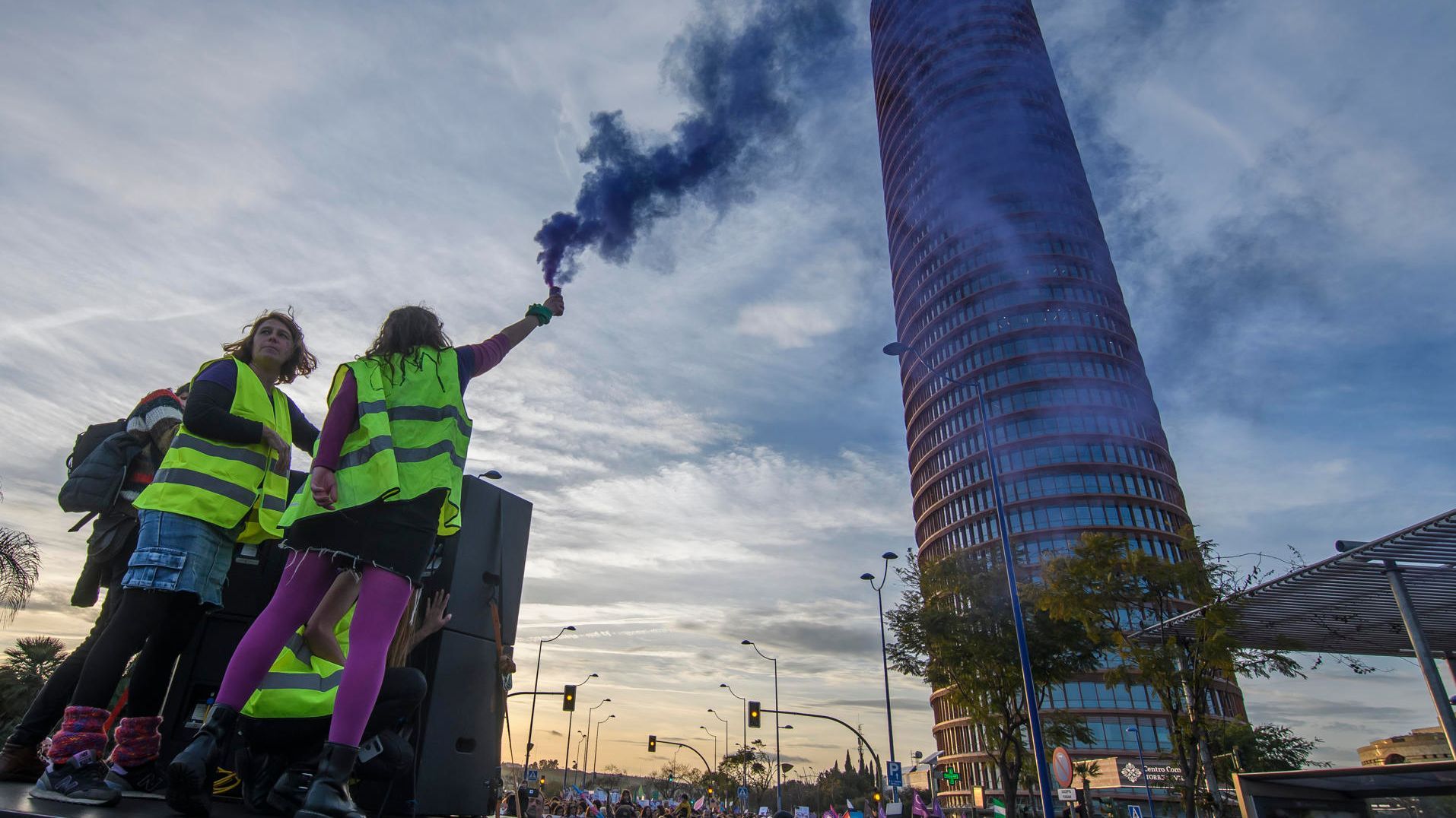Manifestación por el día de la Mujer en Sevilla