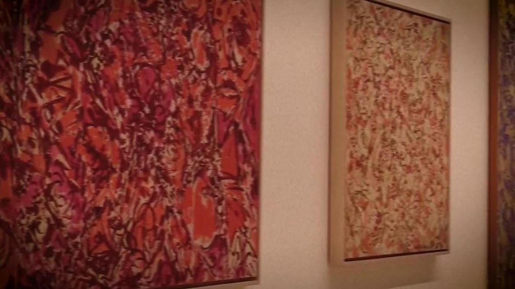 Obras de Lee Krasner, pintora expresionista abstracta.