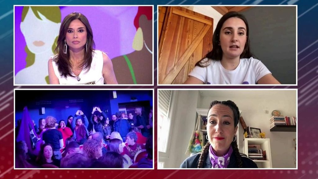 Patricia Bilbao, una de las mujeres que ha irrumpido en el acto del 8M contra Irene Montero: “Somos feministas y no estamos de acuerdo con sus políticas” Todo es mentira 2023 Programa 1042