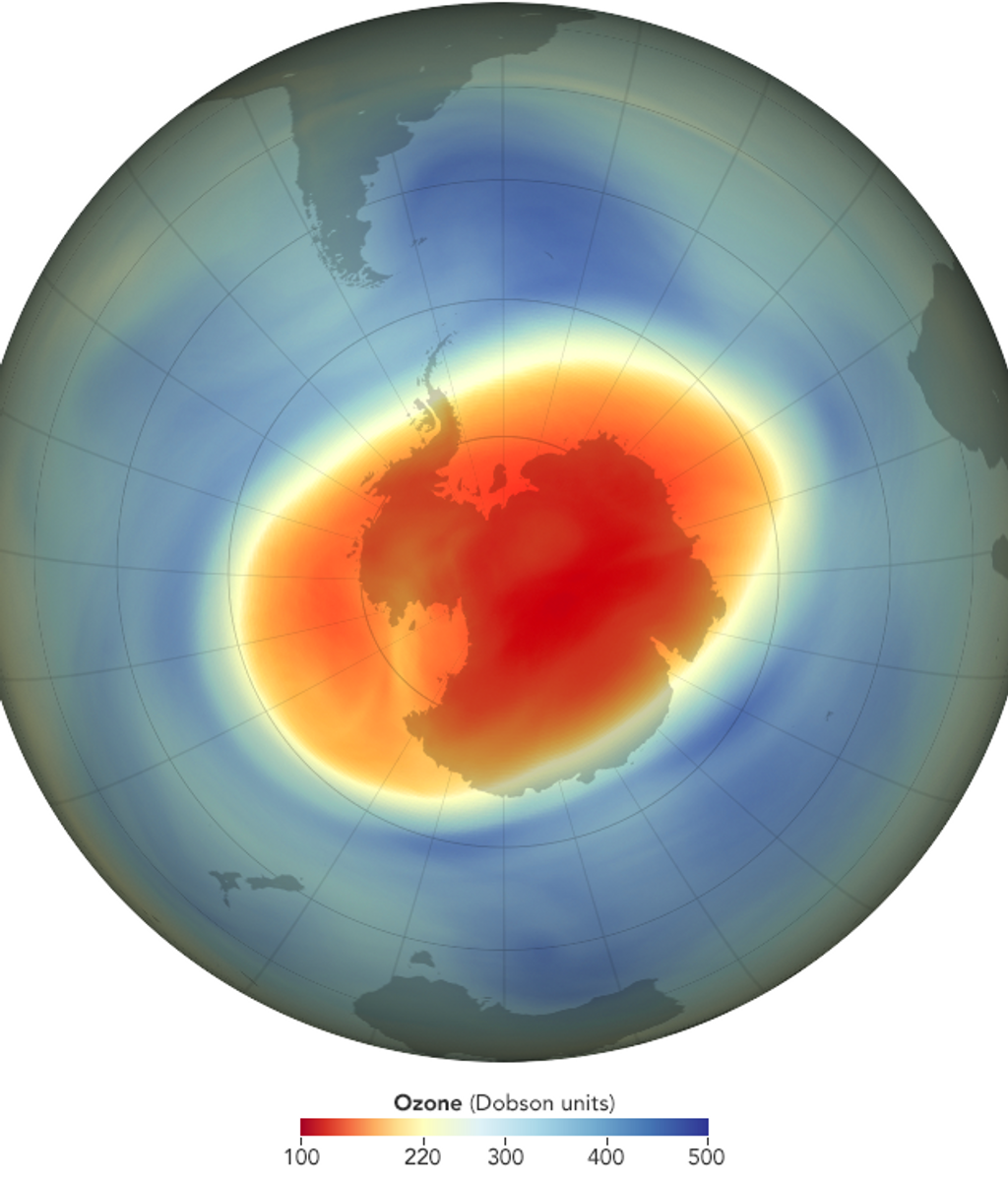 Agujero capa ozono septiembre 2020