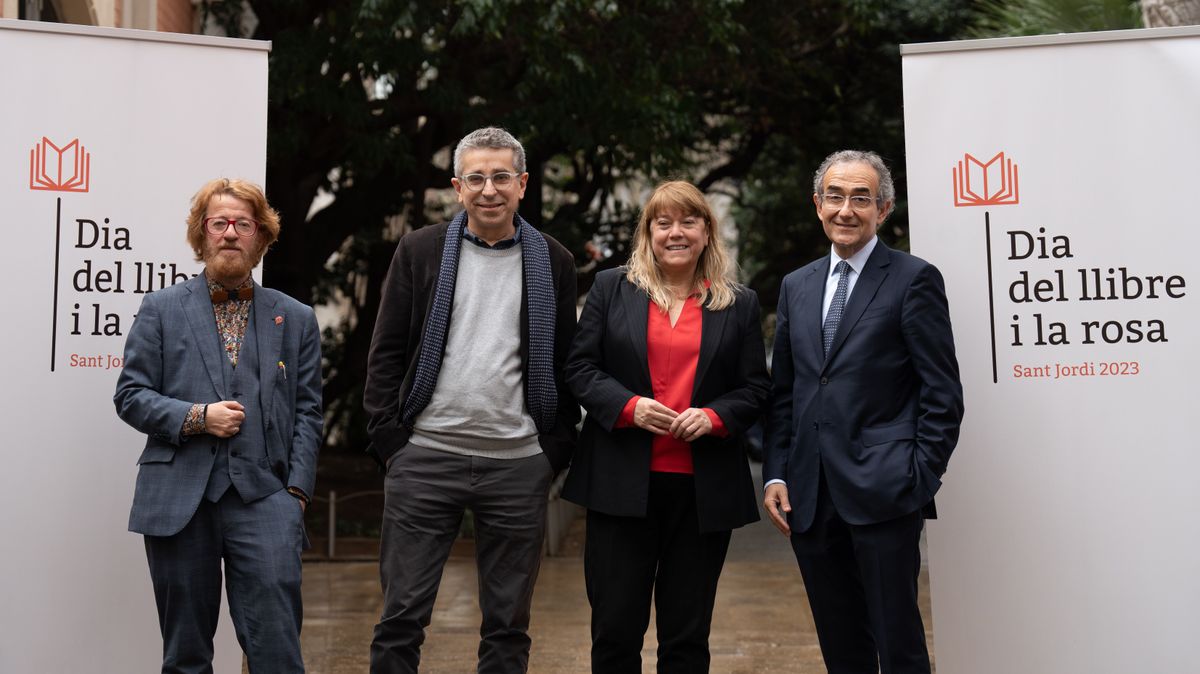 Imagen del acto de presentación de Sant Jordi 2023 Imagen del acto de presentación de Sant Jordi 2023