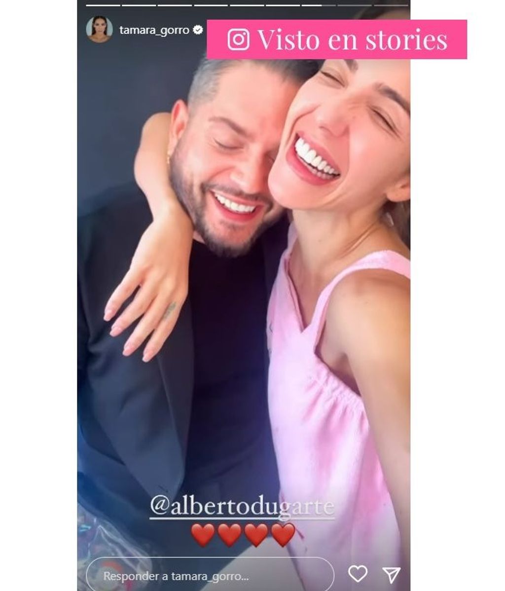 Tamara posa en Instagram con el maquillador y estilista Alberto Dugarte