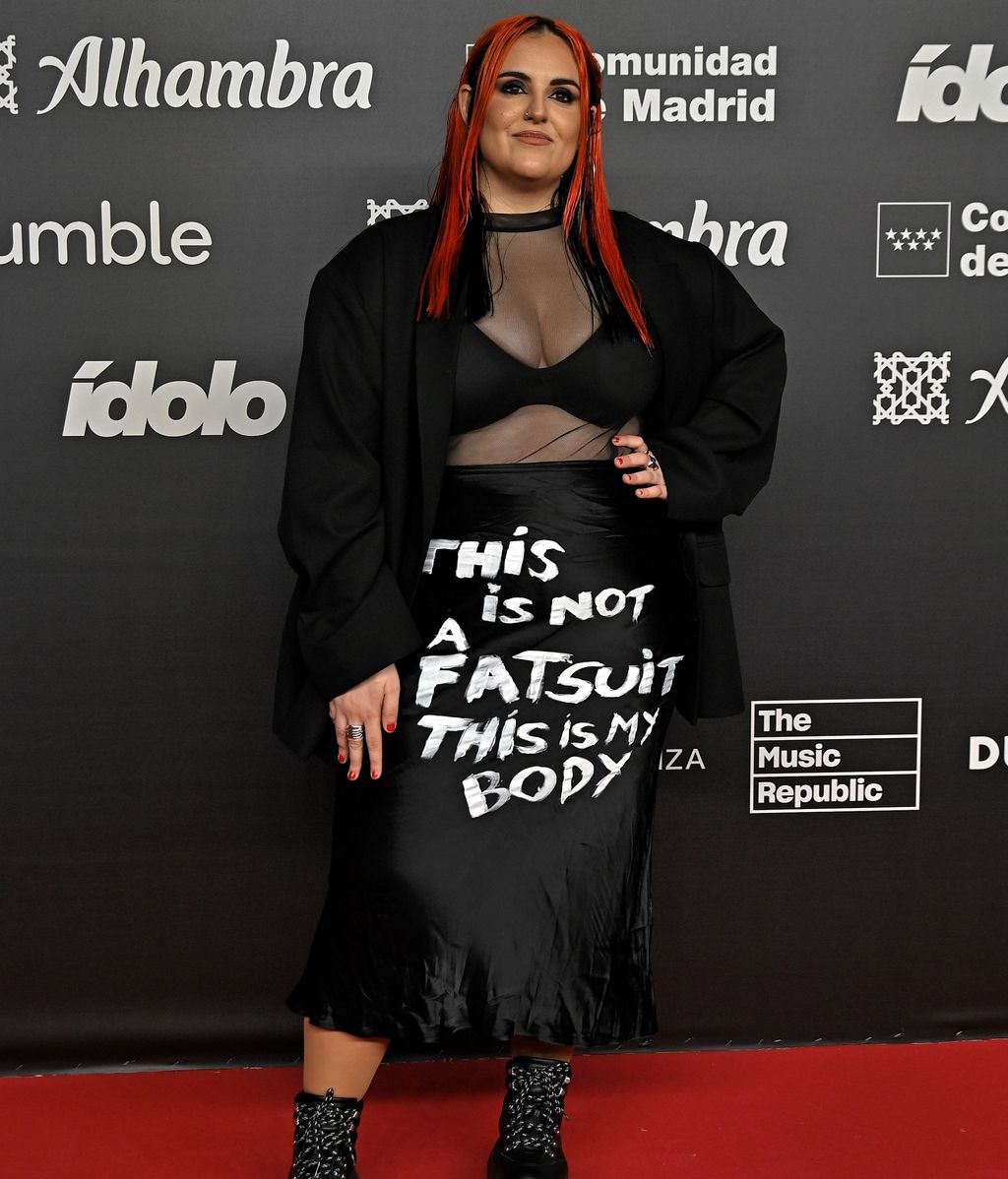 Andrea Compton en los Premios Ídolo