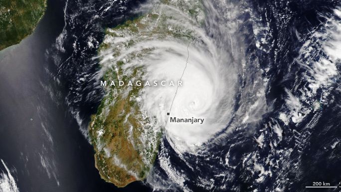 Impacto de Freddy en Madagascar en febrero 2023
