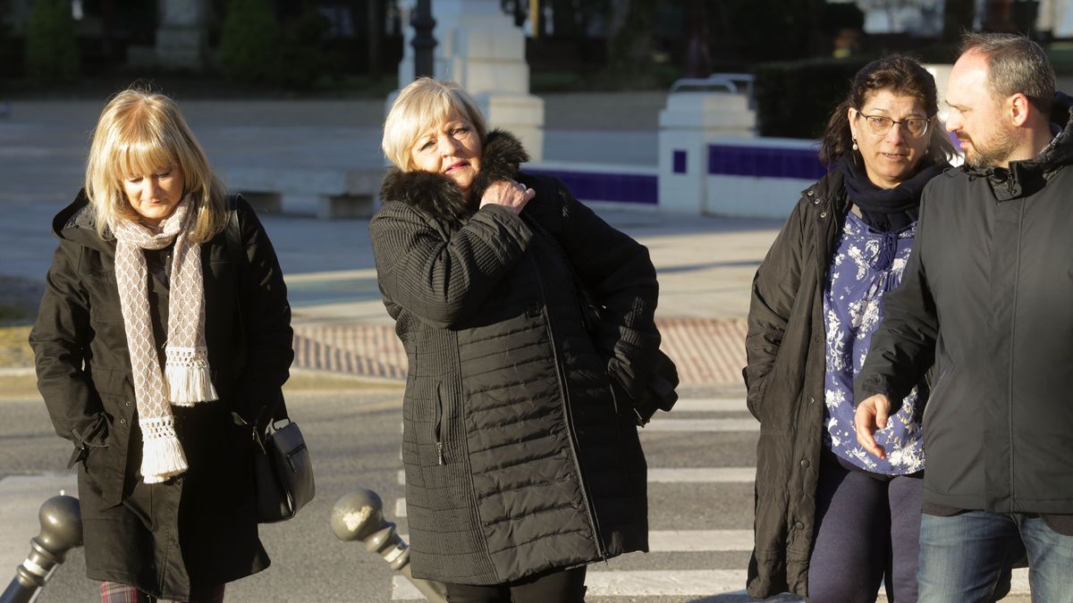 La abogada de la acusación llegando a la Audiencia de Lugo La abogada de la acusación llegando a la Audiencia de Lugo