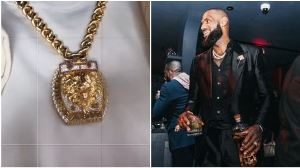 LeBron James recibe una cadena de oro con diamantes por su récord en la NBA: su valor es incalculable
