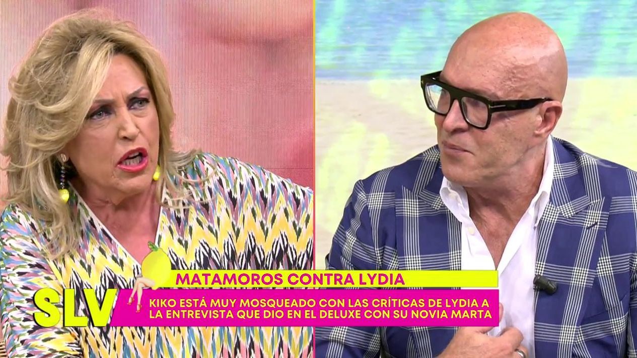 El enfrentamiento de Kiko Matamoros y Lydia Lozano