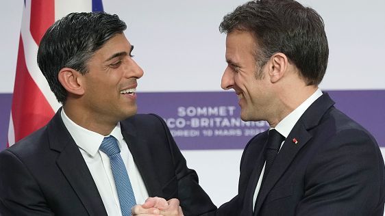 Sunak and Macron seal their alliance in Paris after five years of tensions over Brexit