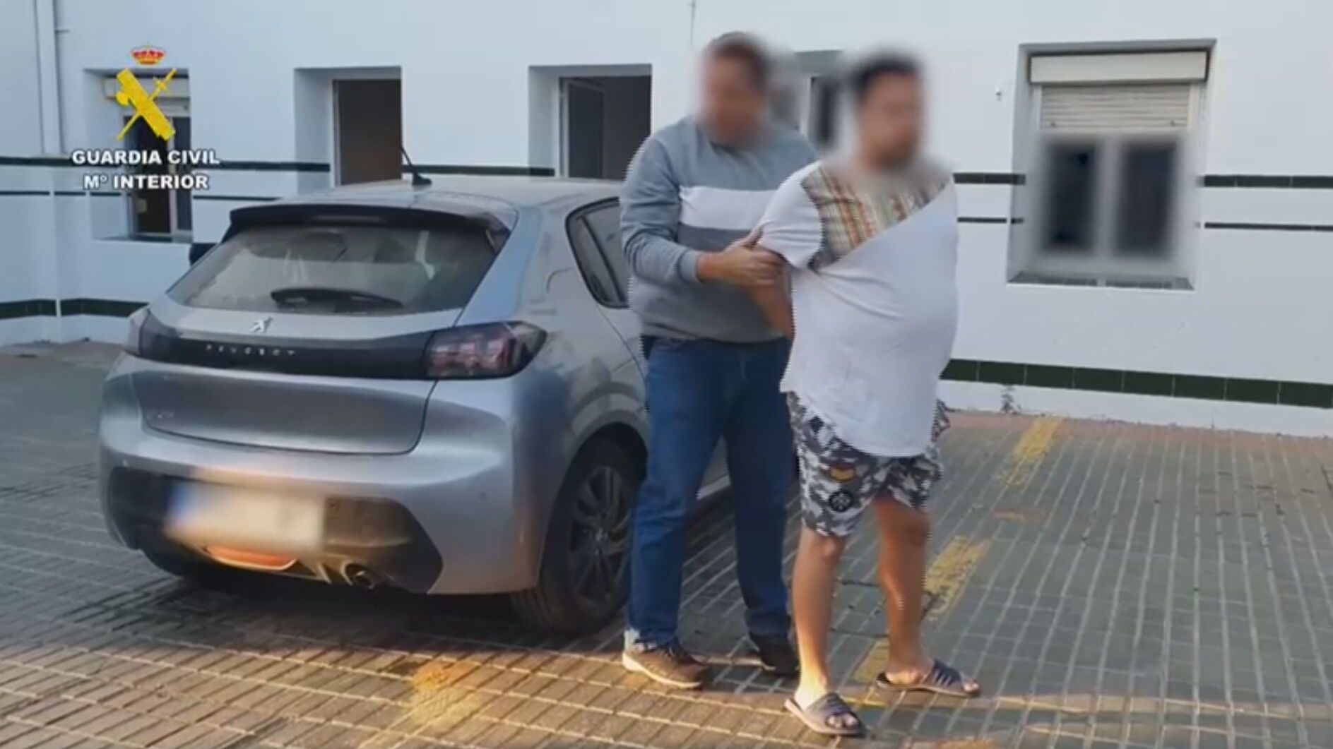 Detención de un cuidador