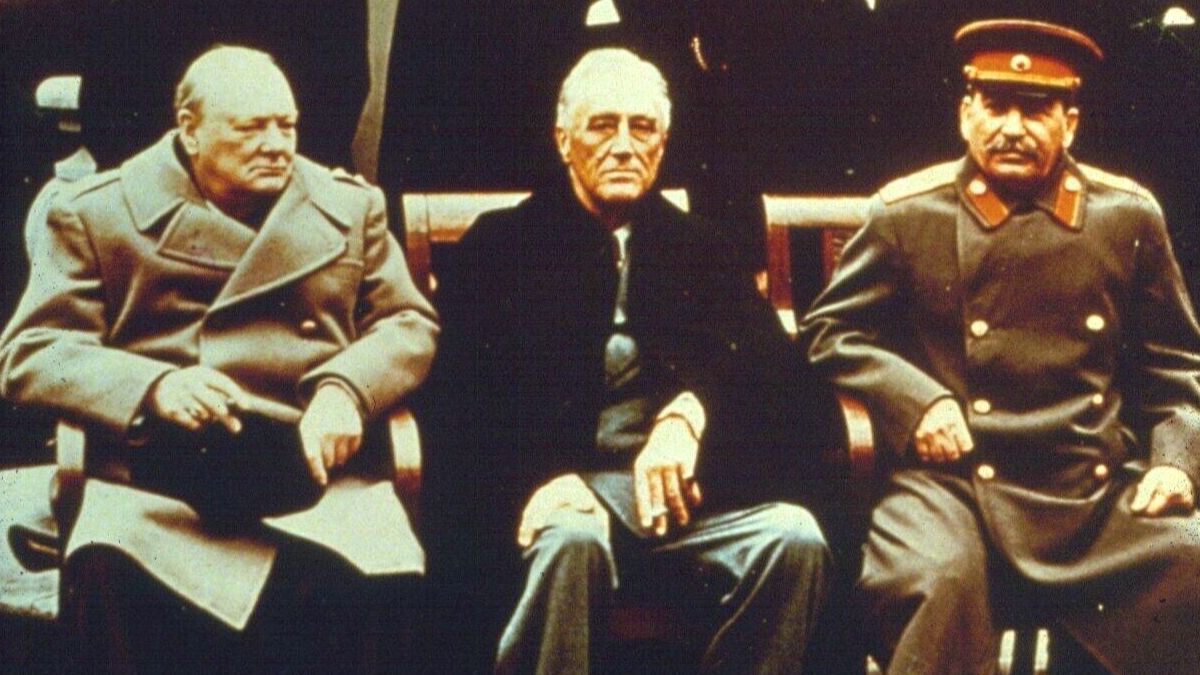 Churchill en Yalta