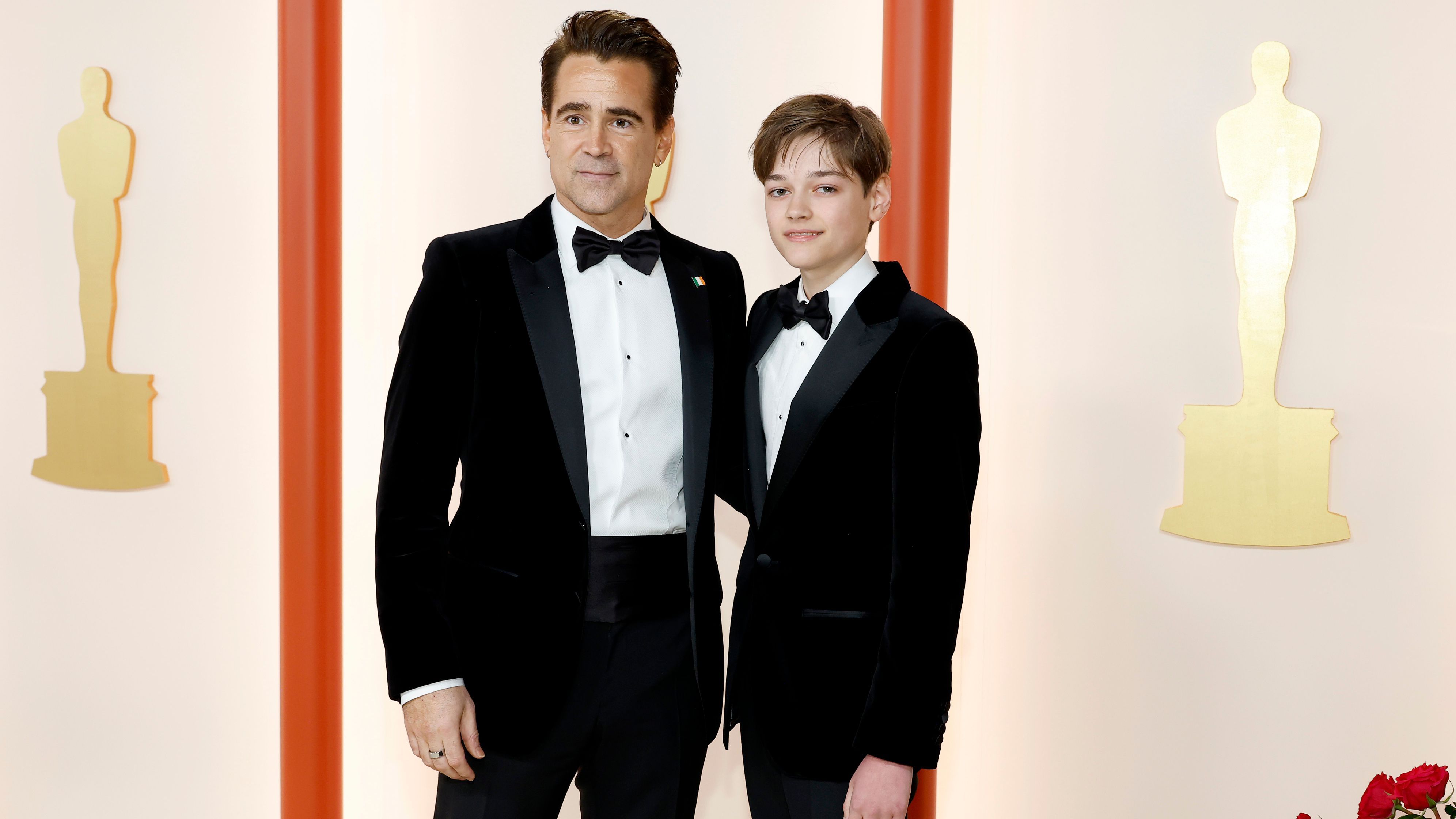 Colin Farrell y Henry Tadeusz en los Premios Oscar 2023