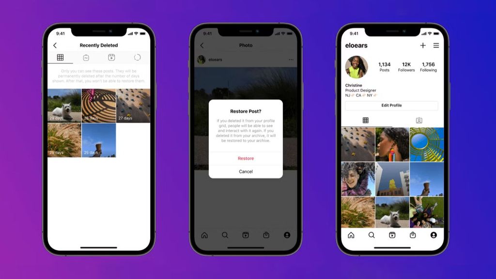 como recuperar foto borrada instagram