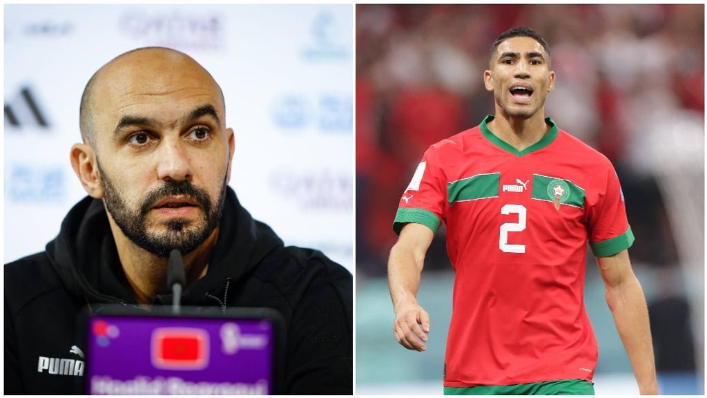 El seleccionador marroquí apoya a Achraf: "Todos los marroquíes estamos detrás de él"