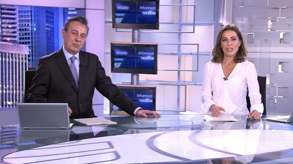 Con Ángeles Blanco y José Ribagorda Informativos Telecinco 2023 Noche 12/03/2023