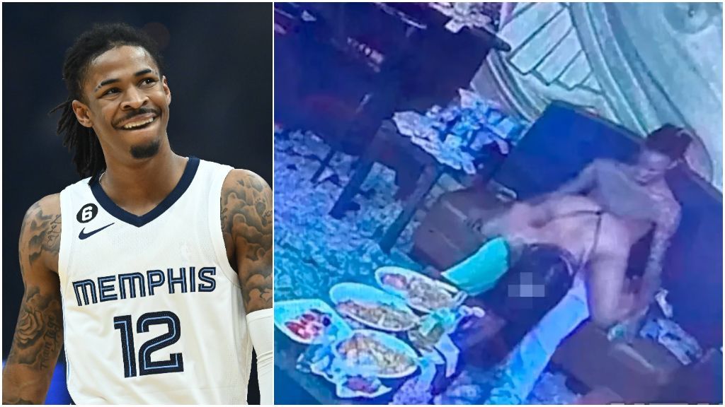 Ja Morant, cerca de cargarse su carrera en la NBA: aparece con una stripper y el suelo repleto de billetes