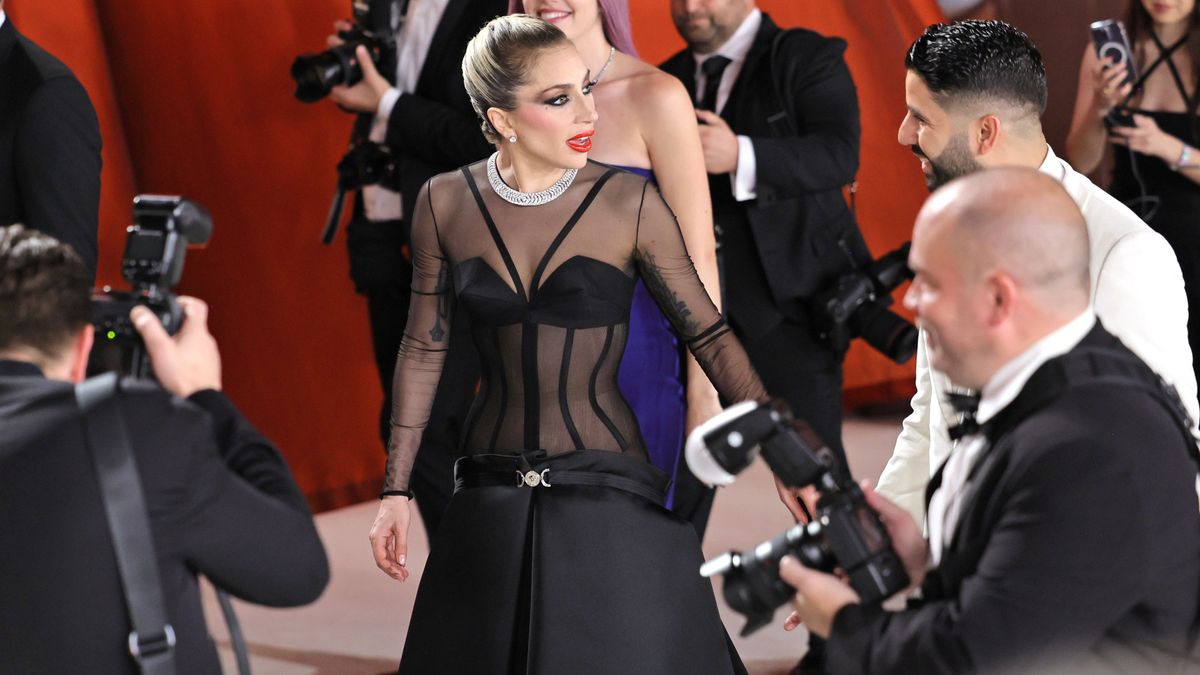 Lady Gaga, en la alfombra roja de los Oscar