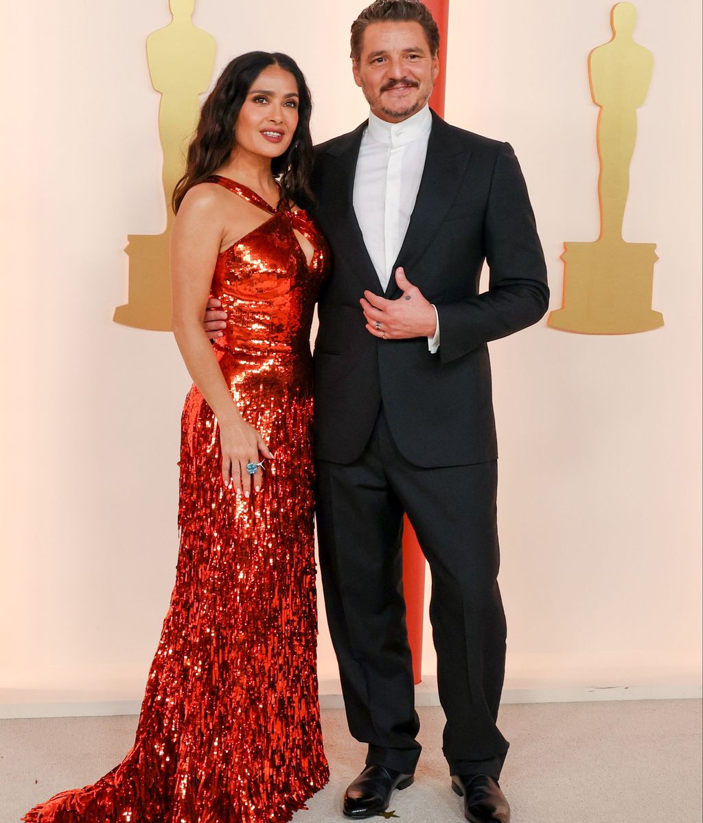 Salma Hayek y Pedro Pascal