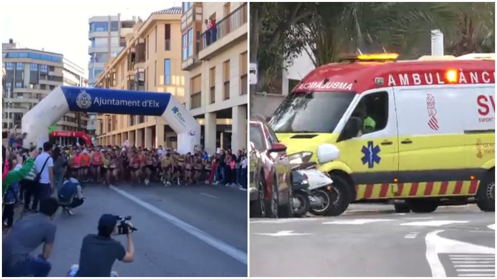 Un joven de 21 años muere en la Media Maratón de Elche: se desplomó al cruzar la meta