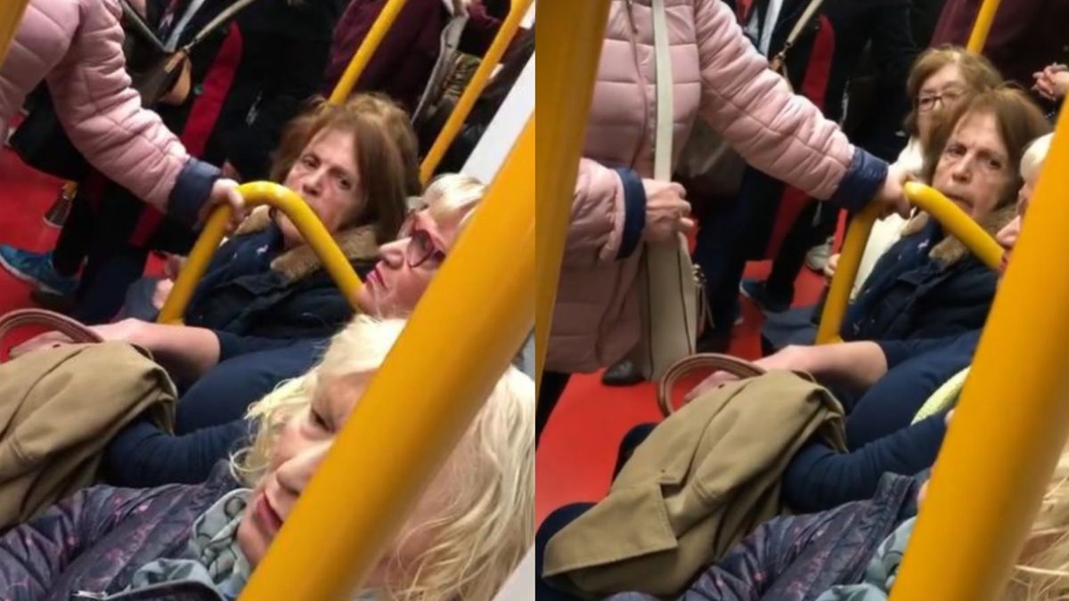 Pelea en el metro