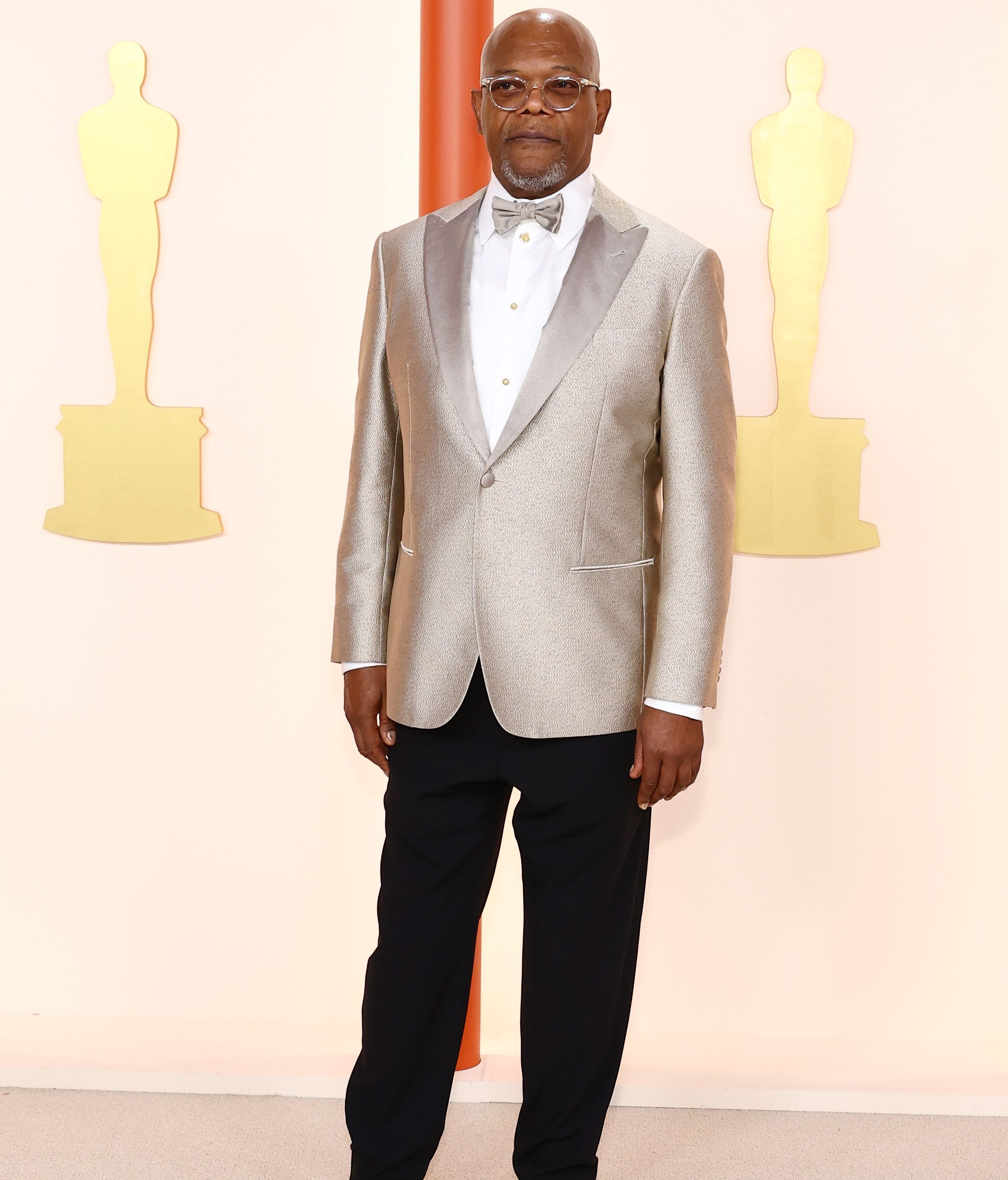 Samuel L. Jackson posa en la alfombra roja de los Premios Oscar 2023