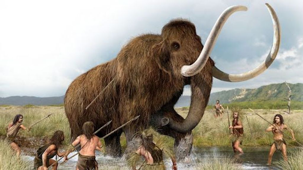 Caza de mamut  cita  escuela de ateneas