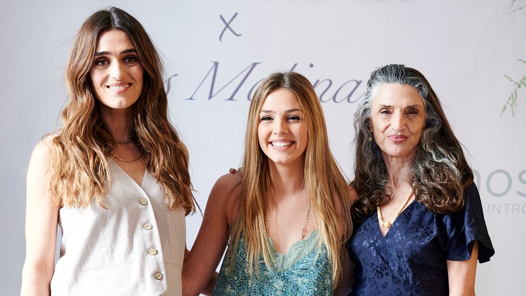 Ángela Molina y sus dos hijas, Olivia y María