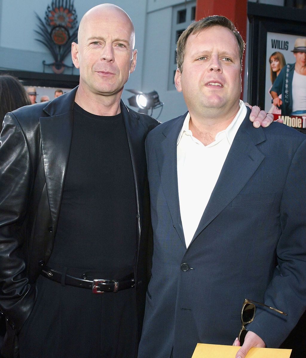Bruce Willis con su hermano, David Willis (2004)