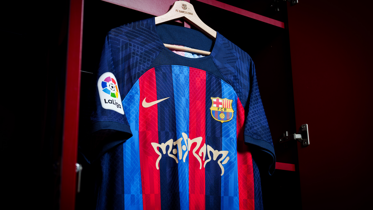 Camiseta 'Motomami' del FC Barcelona