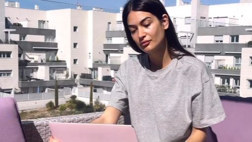 Estela Grande enseña la nueva decoración de su terraza